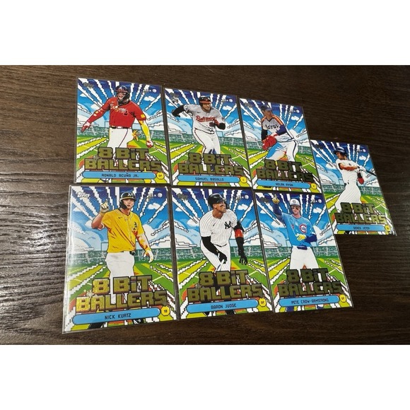 Other - 2026 Topps Series 1 Celebration 8 Bit Ballers 8 Card Lot Judge Jeter Ryan